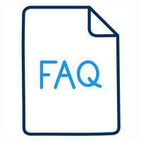 Faq And Service Icon Concept vector