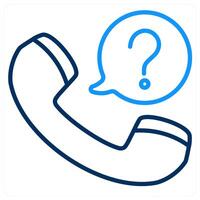 Contact Us And Support Icon Concept vector