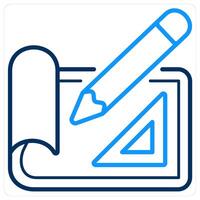 Layout design and creative design icon concept vector