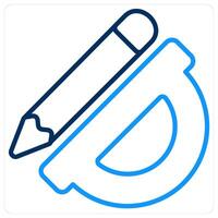 Geometry and math icon concept vector