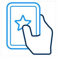 Favorite and star icon concept vector
