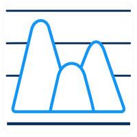 Analysis and diagram icon concept vector