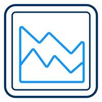 Analytics and analysis icon concept vector