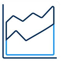 Infograph and Analiticscareer icon concept vector