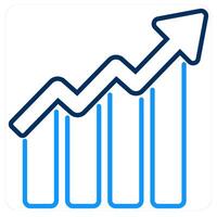 Revenue Growth and diagram icon concept vector