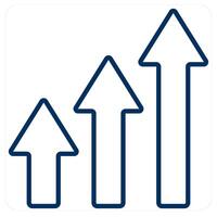 Growth and Analiticscareer icon concept vector