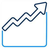 Growth and Analiticscareer icon concept vector