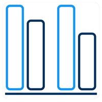 Organization Report and diagram icon concept vector