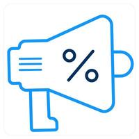 Promotion and discount icon concept vector