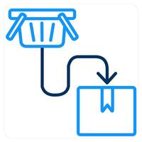 Checkout and invoice icon concept vector