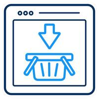 Ecommerce and shopping icon concept vector