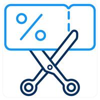 Coupon Code and code icon concept vector
