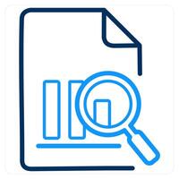 Data Search and data icon concept vector