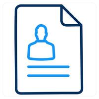 User Details and user icon concept vector