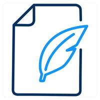 Compose and edit icon concept vector