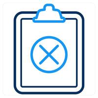 Remove and delete icon concept vector