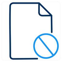 Delete and remove icon concept vector