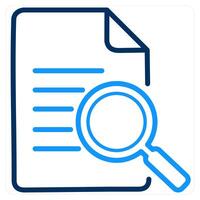 Search Content and search icon concept vector