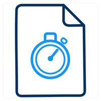 Performance and data icon concept vector