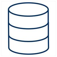 Server and database icon concept vector