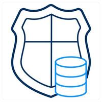 Server Security and server icon concept vector