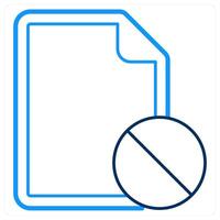 Delete File and delete icon concept vector