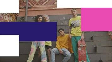Color Blocks Transitions motion_graphic