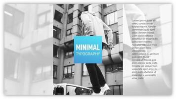 Minimal Typography Effects motion_graphic