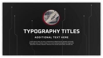 Typography Title Effects motion_graphic
