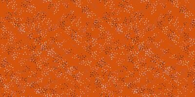 Terracotta spotted seamless pattern. hand drawn sketch. Plain minimalist ornament with abstract shape random dots, spots, drops snowflakes. vector