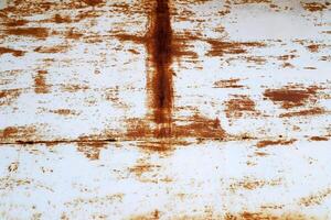 Old and rusty metal products. photo