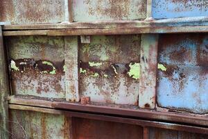 Old and rusty metal products. photo
