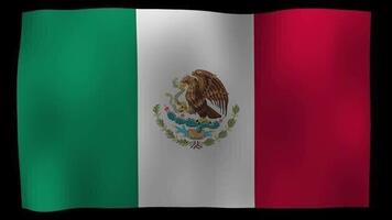 Mexico Flag 4K Motion Loop After Effects Template motion_graphic