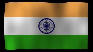India Flag 4K Motion Loop After Effects Template motion_graphic