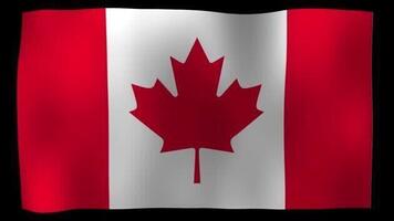 Canadian Flag 4K Motion Loop After Effects Template motion_graphic