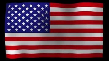 American Flag 4K Motion Loop After Effects Template motion_graphic