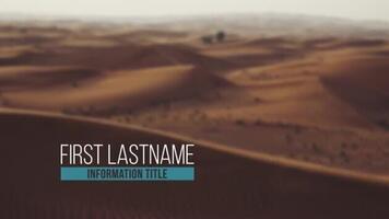 Simple Clean Lower Third Intro 4K After Effects Template motion_graphic