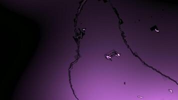 Abstract Purple Light and Shadows Visions create a unique atmosphere and artistic aesthetic video
