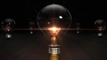 Exploding Light Bulb Reveal motion_graphic