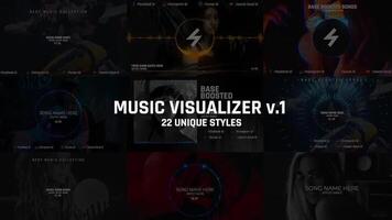 música Visualizar efeito motion_graphic