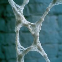 Intricate web structure in nature photo