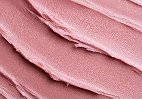 Closeup of textured pink surface photo