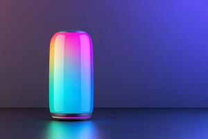 AI-driven smart home interface features digital assistant for lighting, temperature, and security control photo