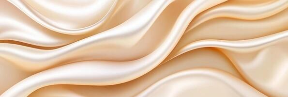 Elegant minimalist background featuring soft ivory and cream tones with subtle shimmer and smooth gradients photo