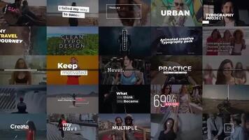 Essential titles effects motion_graphic