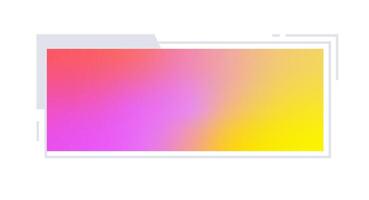 Futuristic element illustration. Colorful lower third overlay. vector