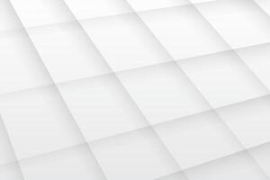 Luxury overlapping white geometric background design vector