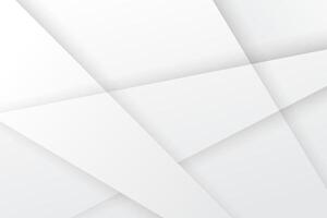 White geometric background design in elegant style vector