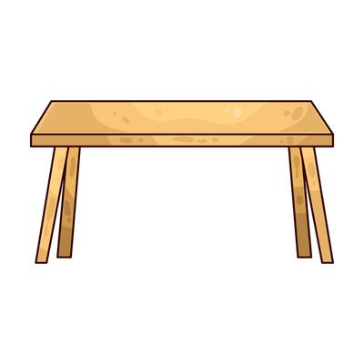 Illustration of desk