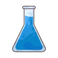 Illustration of Lab Flask vector